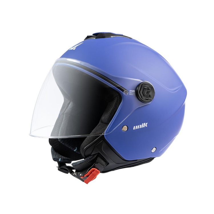 CASCO MOTO UNIK JET VERTEX AZUL OSCURO MATE S(55-56)